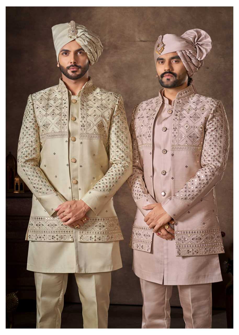 YNF Wholesale Premium Silk Indo Western RIN223 1765A 1766 | Surat Manufacturer