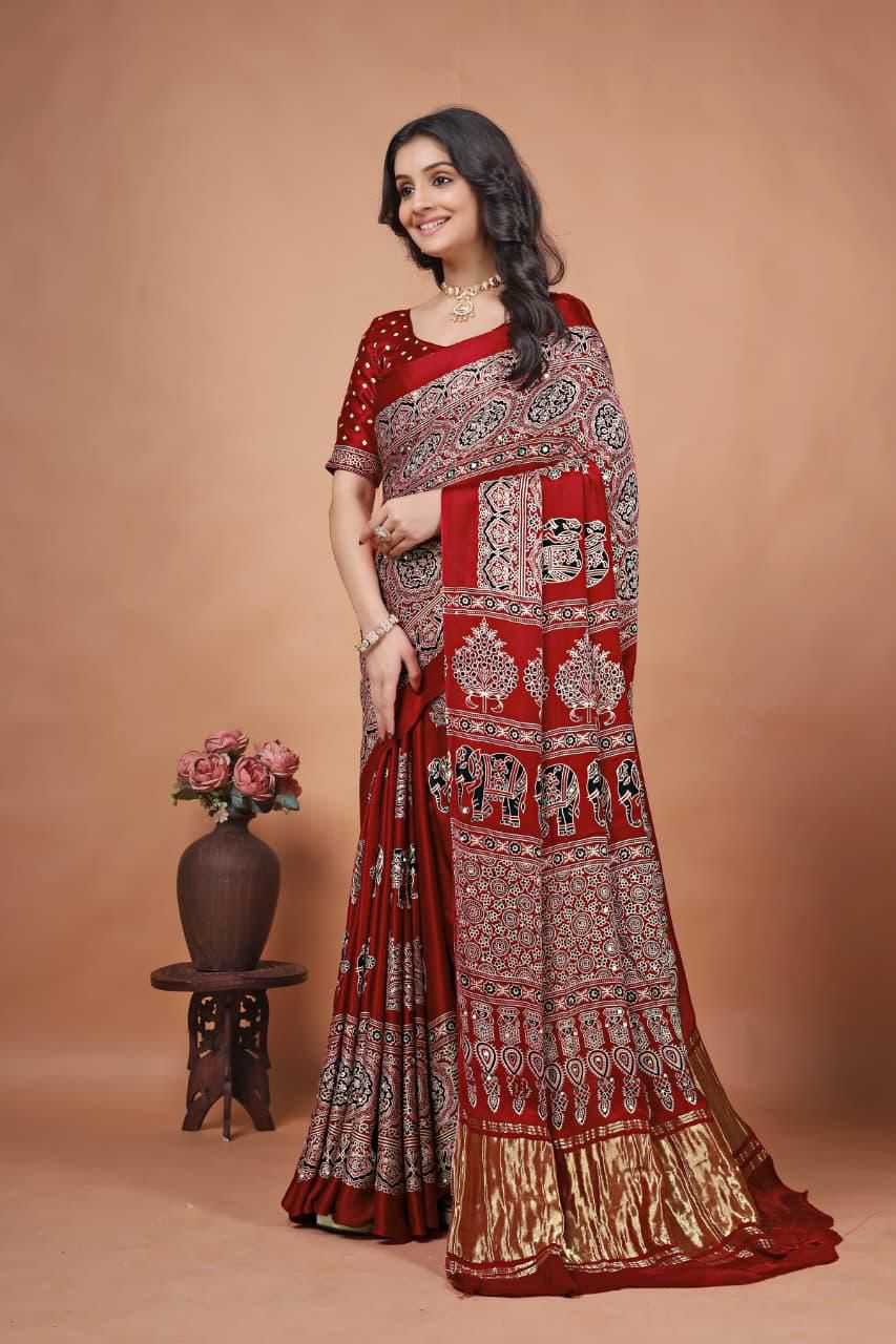YNF Wholesale Pure Bandhej Printed Sarees KESH576 034 | Surat Manufacturer