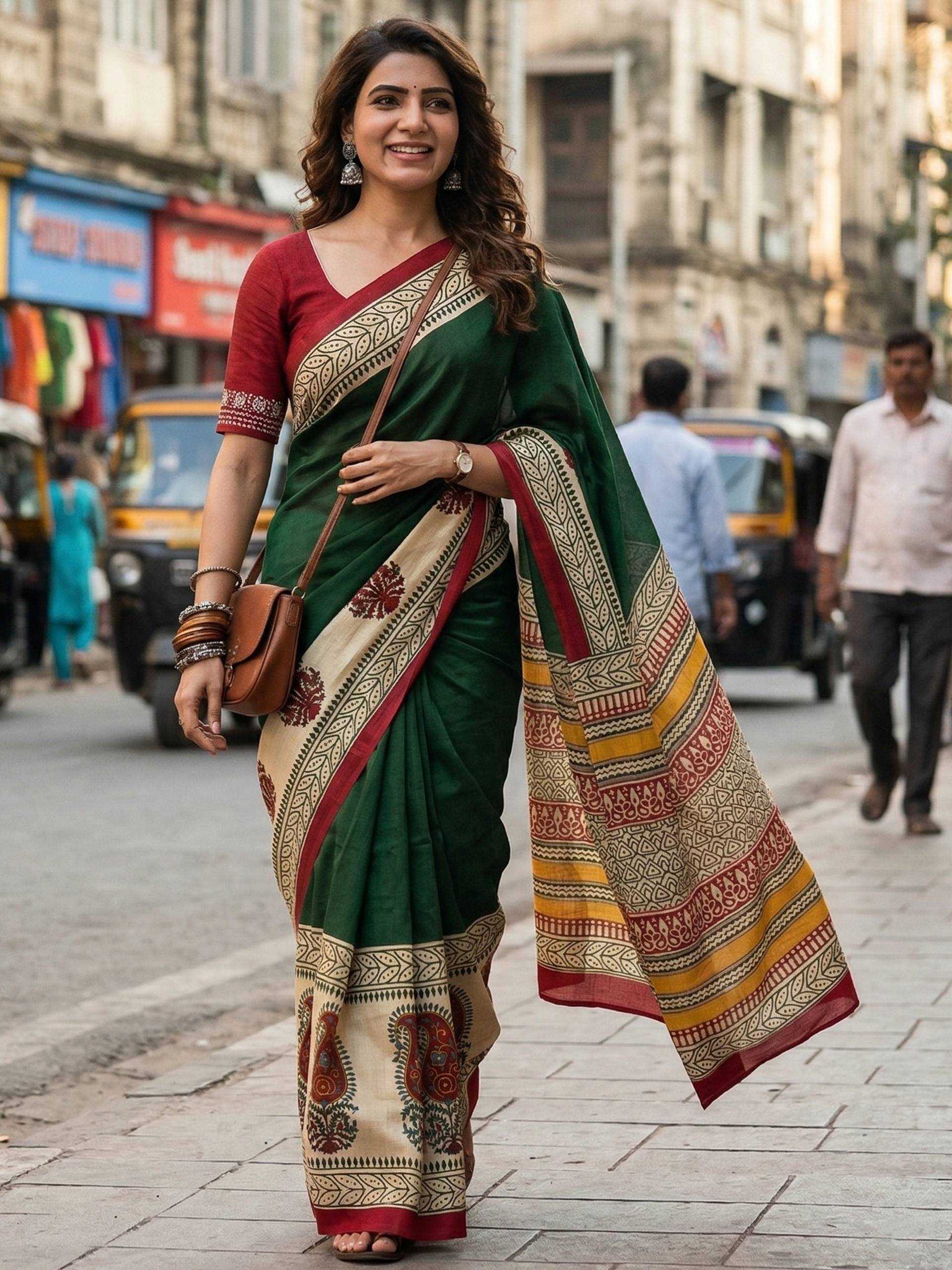 YNF Wholesale Pure Cotton Ajrakh Sarees RIN229 FANCY | Surat Manufacturer