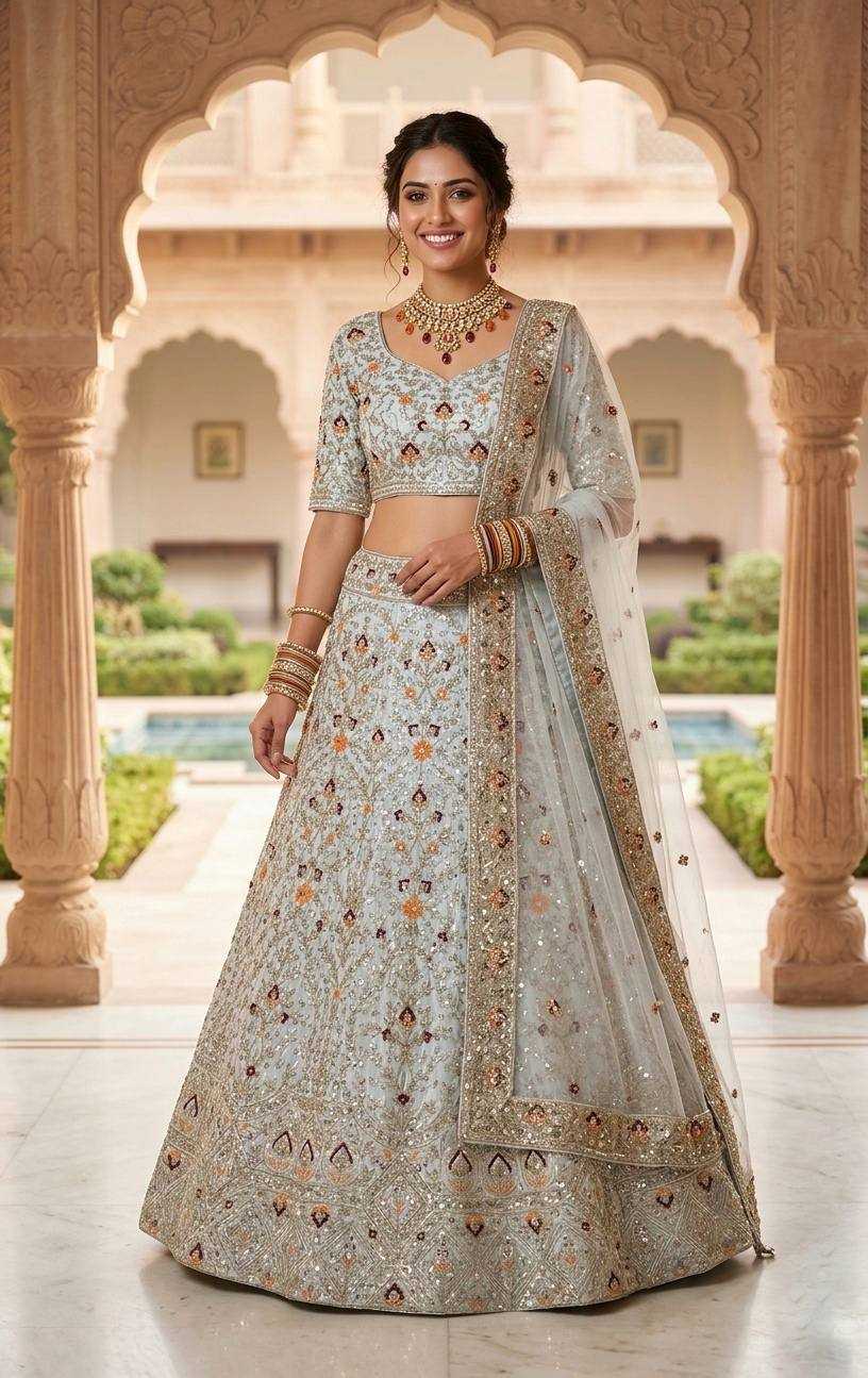 YNF Wholesale Satin Silk Embroidered Lehenga KESH512 1839 | Surat Manufacturer