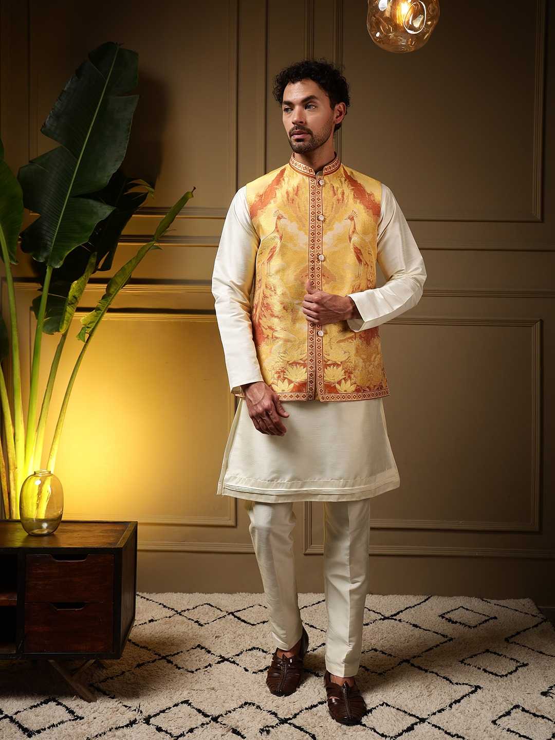 YNF Wholesale Silk Mens Kurtas KESH629 Adrita | Surat Manufacturer