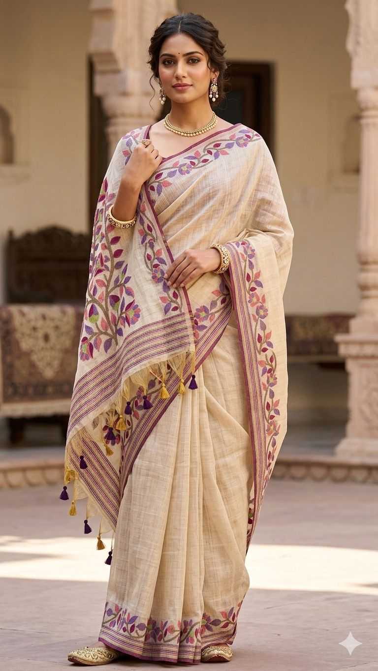 YNF Wholesale Silk Jamdani Sarees KESH718 Munga Silk | Surat Manufacturer
