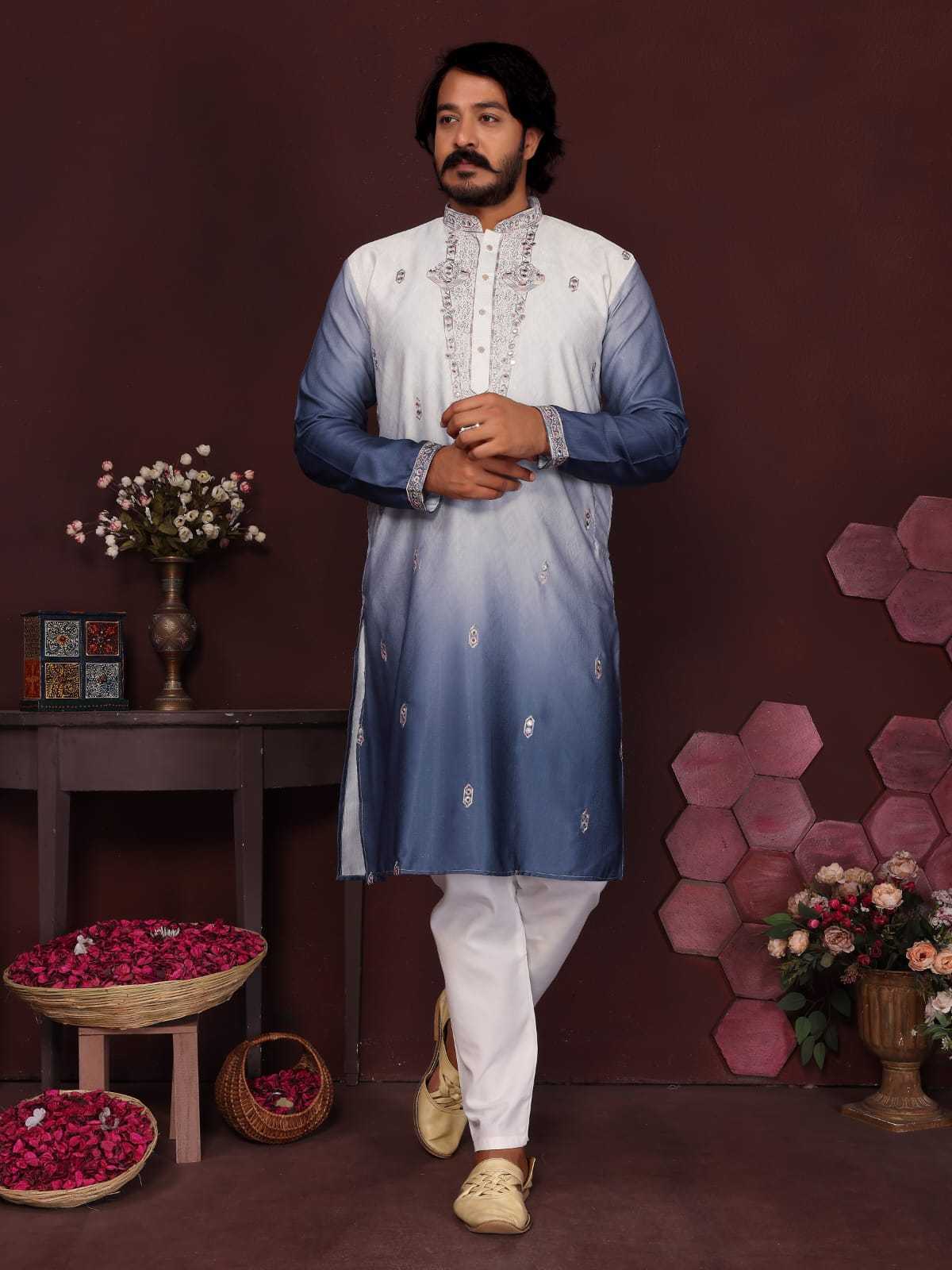 YNF Wholesale Soft Cotton Silk Mens Kurtas KESH629 01 | Surat Manufacturer