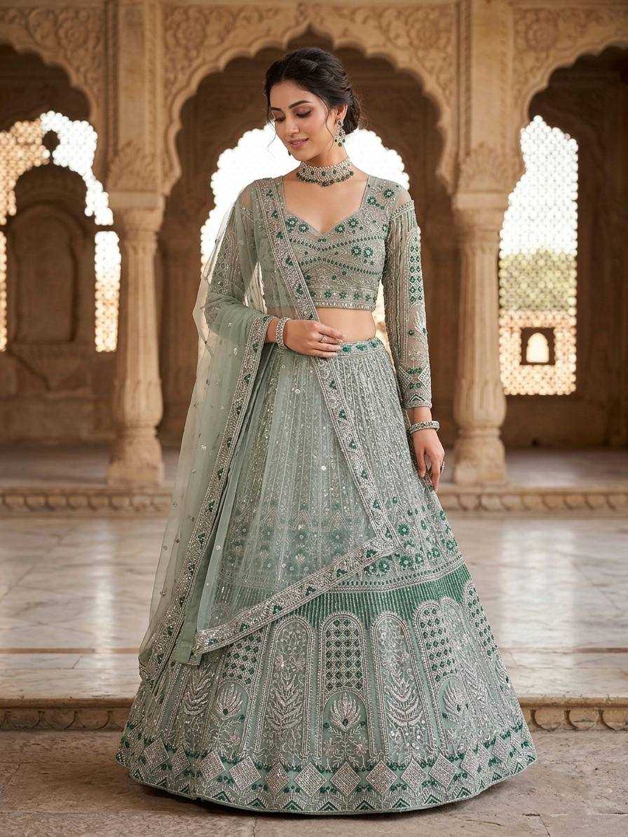 YNF Wholesale Soft Net Net Lehenga Choli KESH512 1768 | Surat Manufacturer