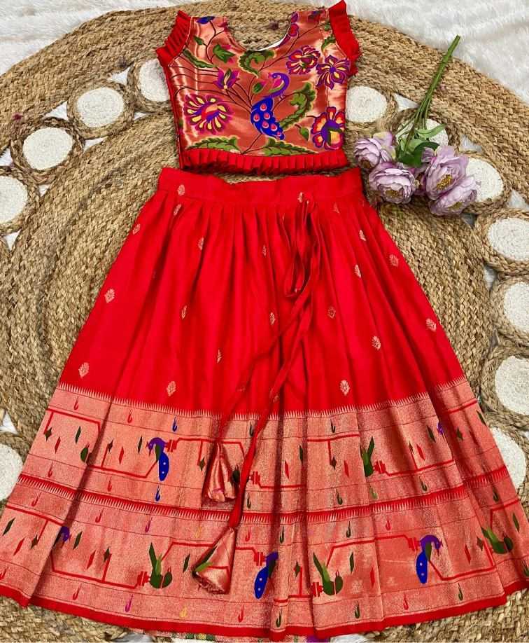 YNF Wholesale Soft Silk Kids Lehenga KESH685 Ibaara | Surat Manufacturer