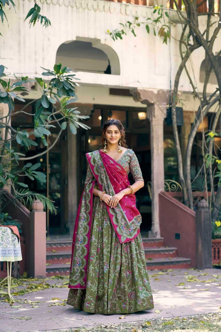 YNF Wholesale Tussar Silk Traditional Lehenga KESH134 SOWMYA-02 | Surat Manufacturer