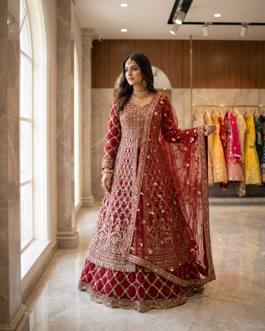 YNF Wholesale Viscose Bridal Lehenga KESH579 G100 | Surat Manufacturer