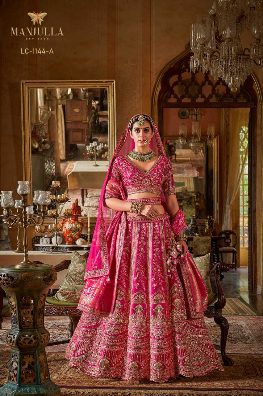 YNF Wholesale Silk Bridal Lehenga KESH113 Dulhan Vol-1-2-3-4 | Surat Manufacturer