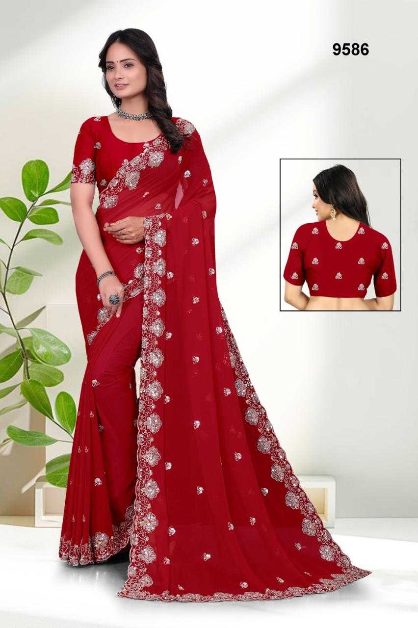 YNF Wholesale Georgette Georgette Sarees  | Surat Manufacturer