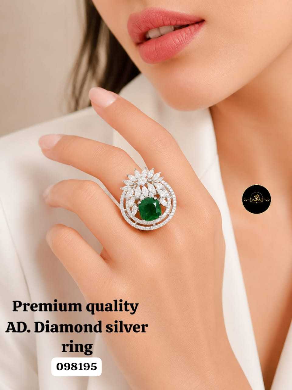 YNF Wholesale AD Diamond AD Diamond Rings  | Surat Manufacturer