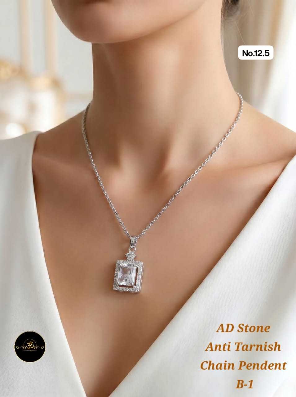 YNF Wholesale AD Diamond Fashion Pendant  | Surat Manufacturer