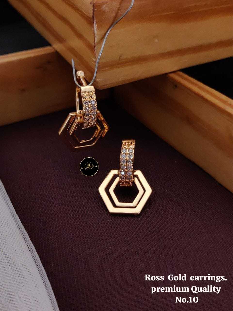 YNF Wholesale Brass Fancy Earrings  | Surat Manufacturer