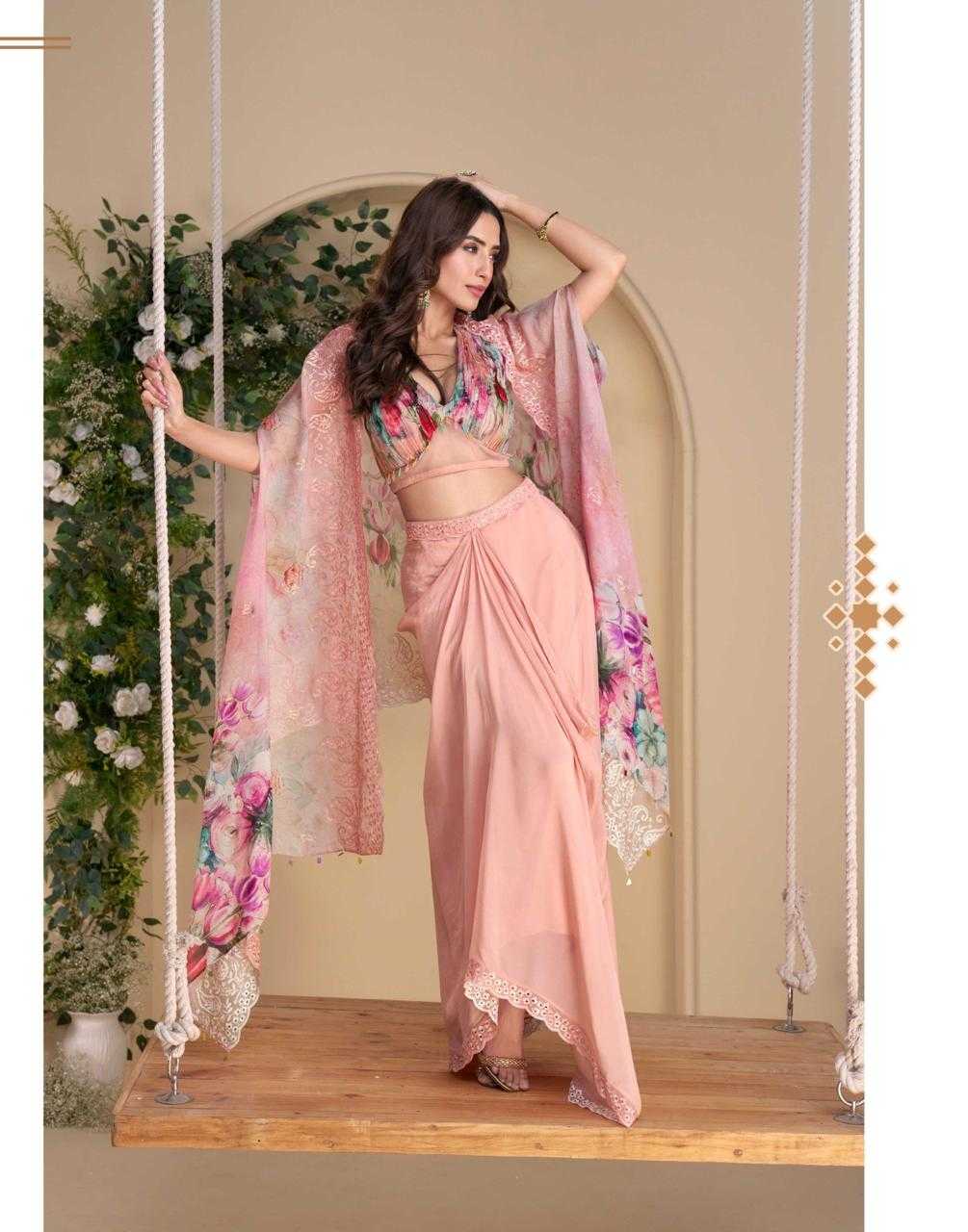YNF Wholesale Chinon Silk Lehenga Sarees  | Surat Manufacturer