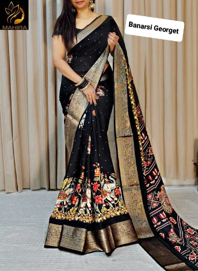YNF Wholesale Georgette Designer Sarees  | Surat Manufacturer