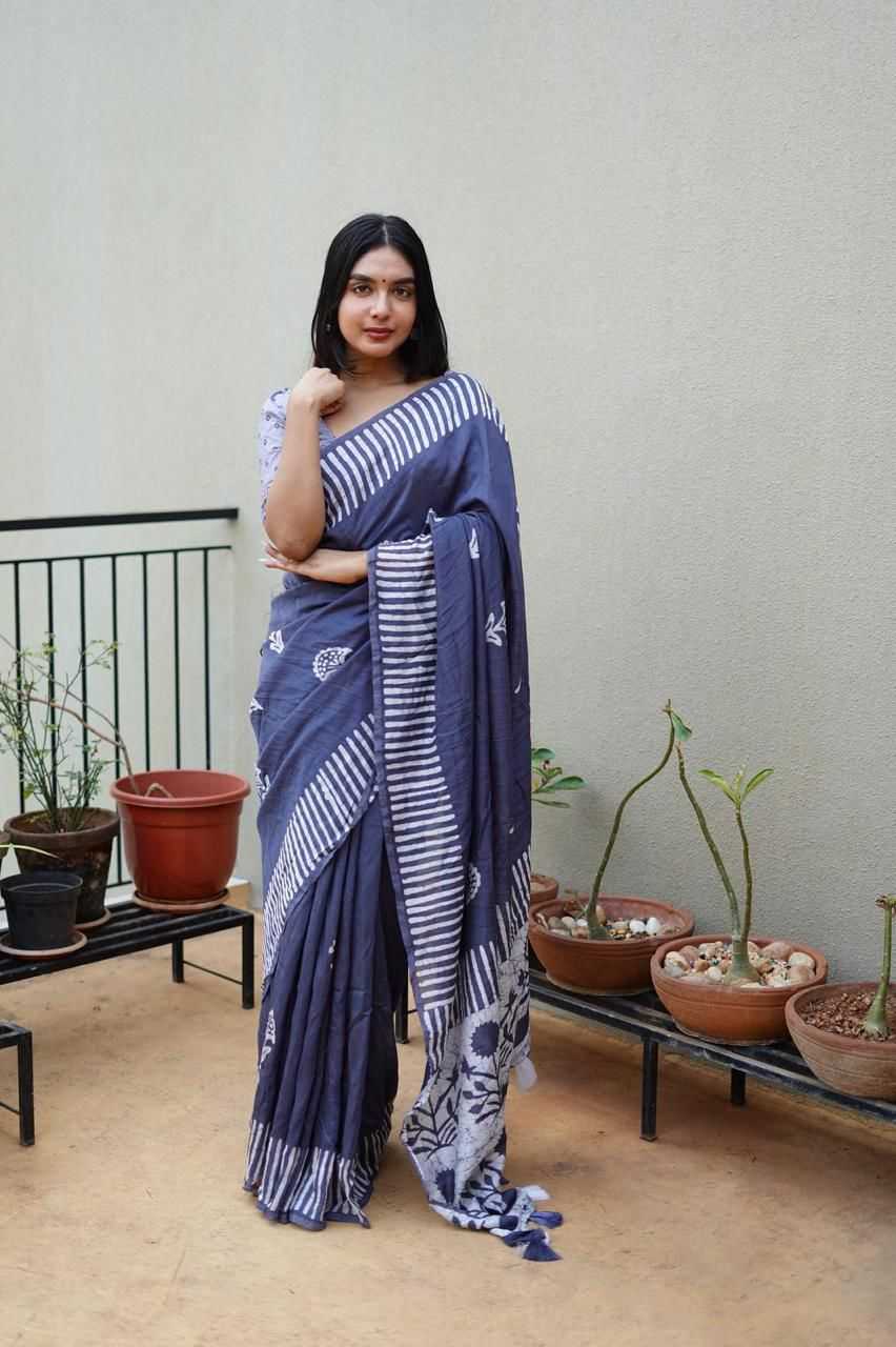 YNF Wholesale Cotton Printed Sarees  | Surat Manufacturer