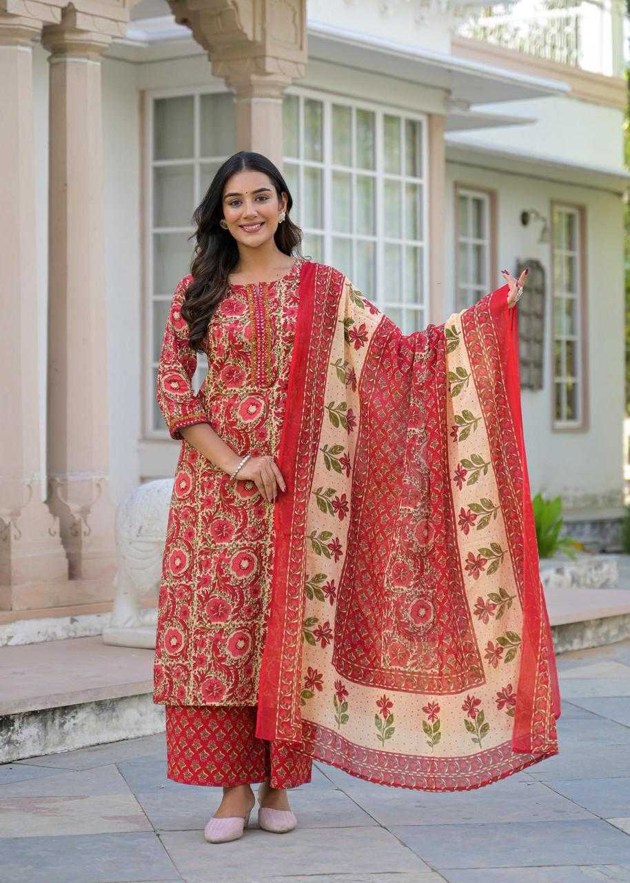 YNF Wholesale Cotton Festive Kurtis  | Surat Manufacturer