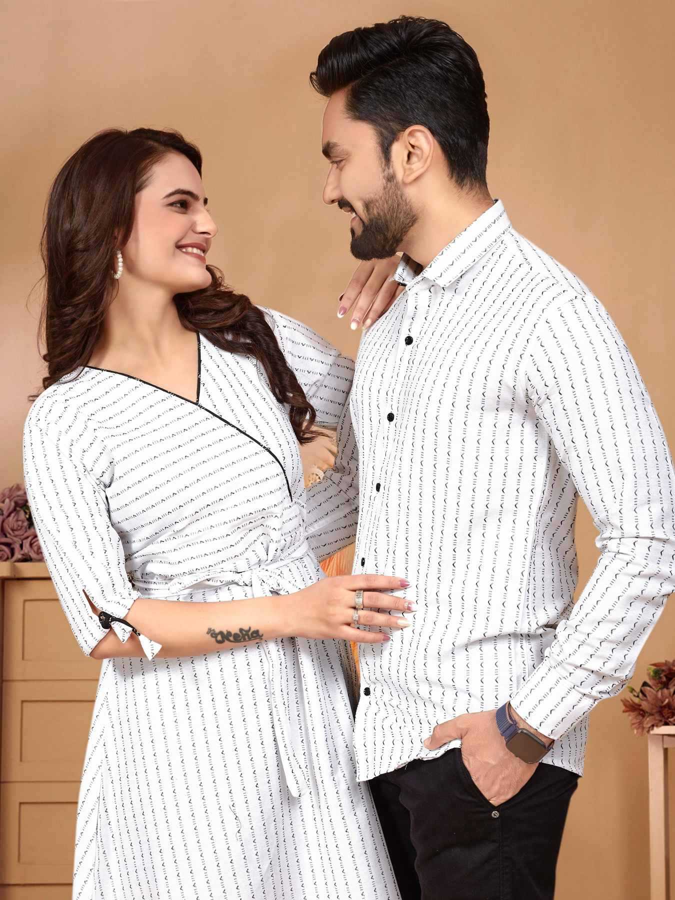 YNF Wholesale Cotton Couple Matching Ethnic Outfits  | Surat Manufacturer