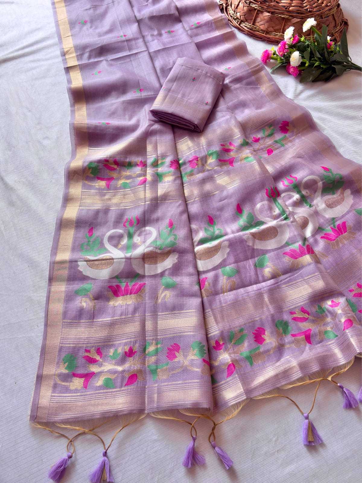 YNF Wholesale Cotton Designer Sarees  | Surat Manufacturer