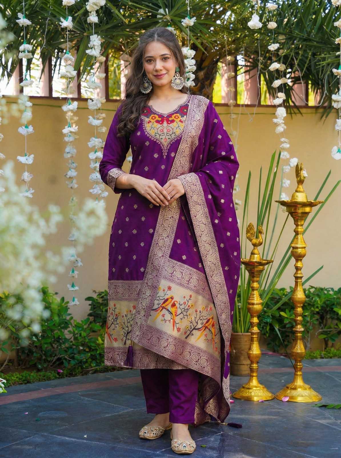 YNF Wholesale Art Silk Wedding Suits KESH545 1008 | Surat Manufacturer