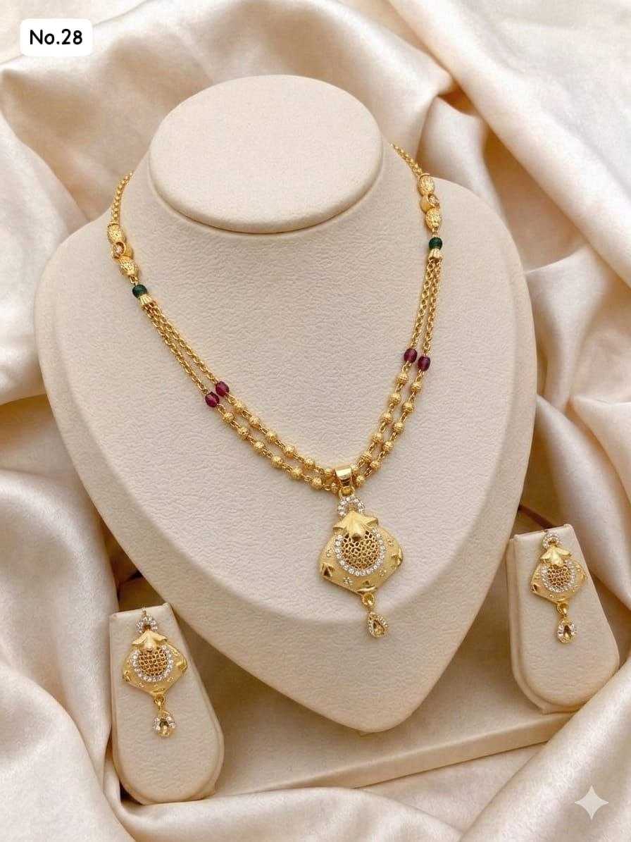 YNF Wholesale Brass Fancy Mala Necklaces KESH164 | Surat Manufacturer