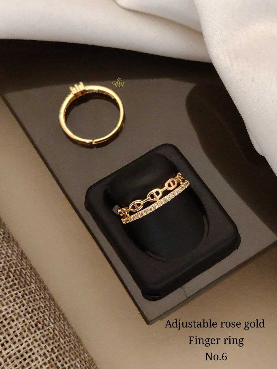 YNF Wholesale Brass Oxidized Rings KESH164 | Surat Manufacturer