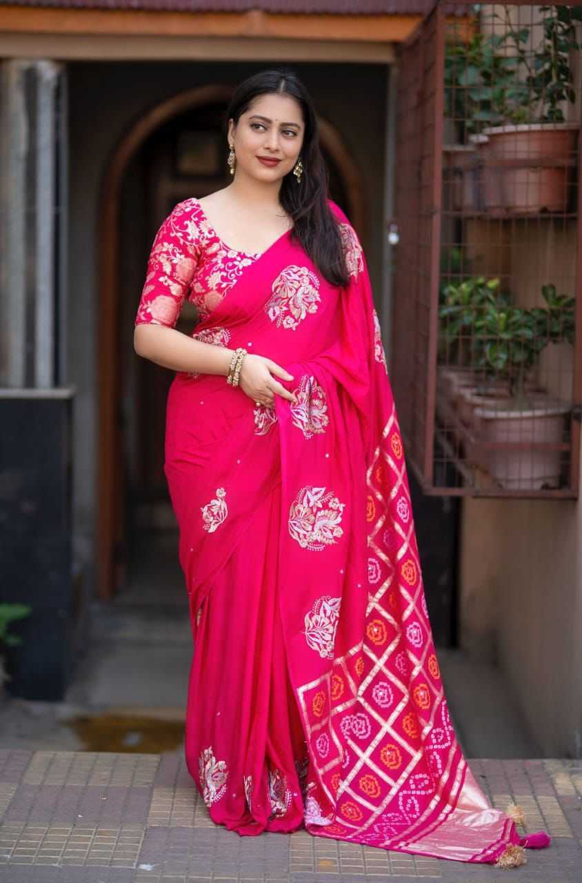 YNF Wholesale Chanderi Cotton    Chanderi Sarees KESH433 444 gharchola | Surat Manufacturer
