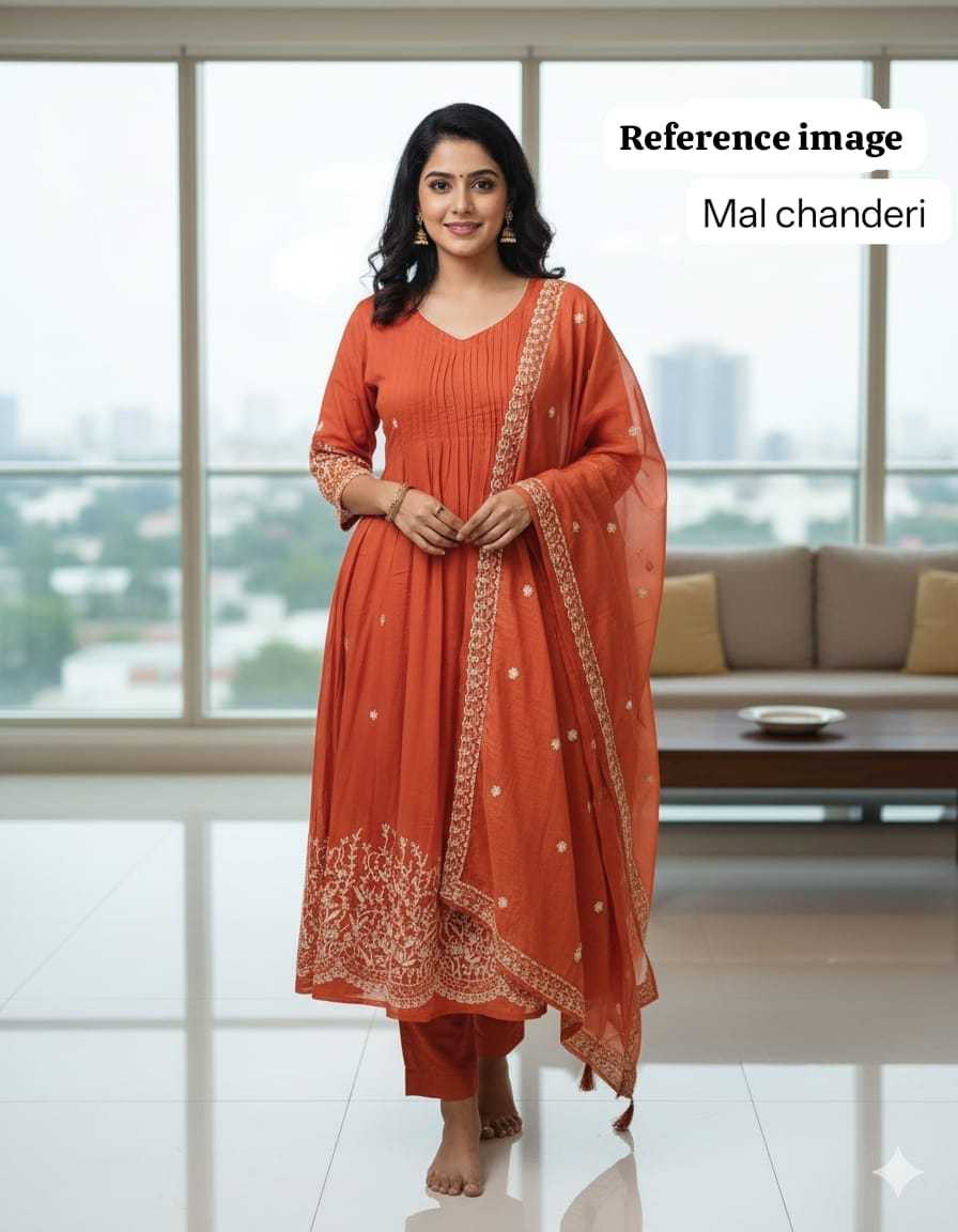 YNF Wholesale Chanderi Silk Fancy Gowns KESH147 119 | Surat Manufacturer