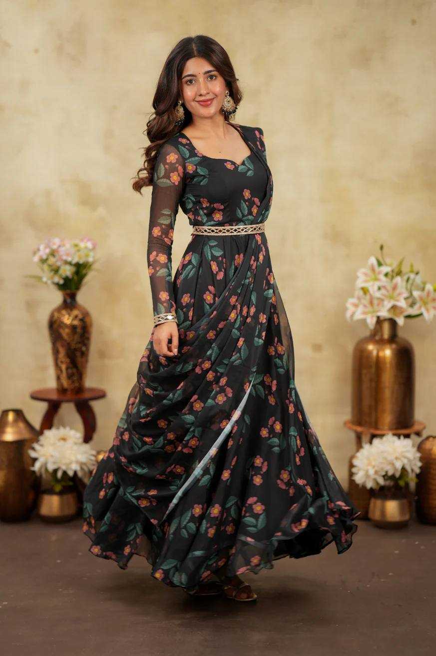 YNF Wholesale Chiffon Anarkali Gown KESH210 2840 | Surat Manufacturer