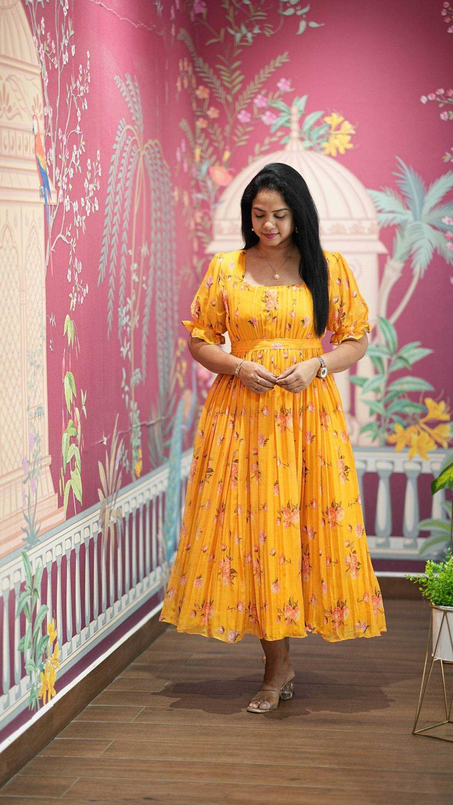 YNF Wholesale Chiffon Maxi Dresses KESH210 2847 | Surat Manufacturer