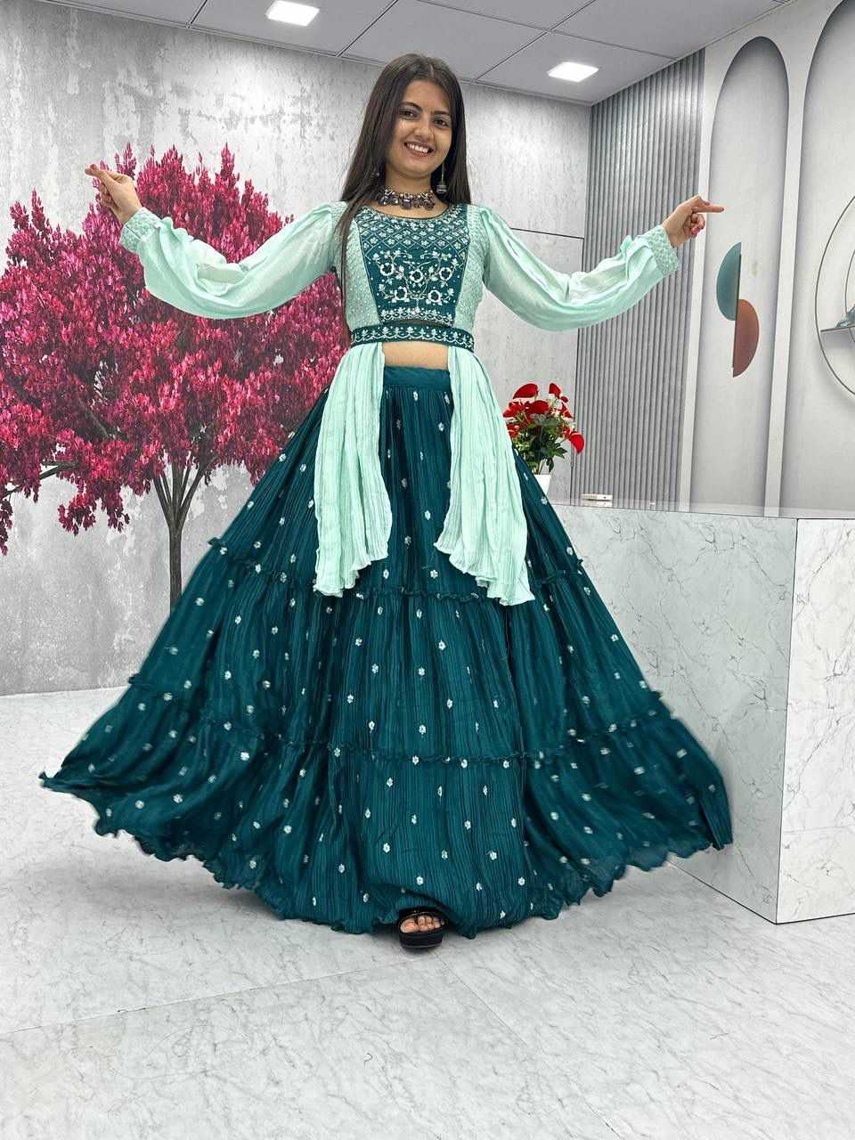 YNF Wholesale Chinon Designer Lehenga KESH496 419 | Surat Manufacturer