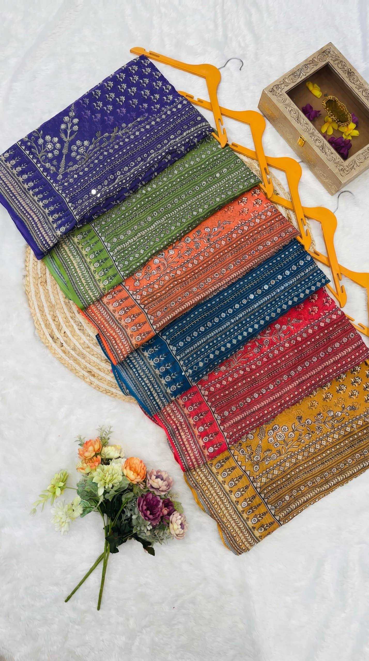 YNF Wholesale Chinon Designer Sarees KESH518 4500 | Surat Manufacturer