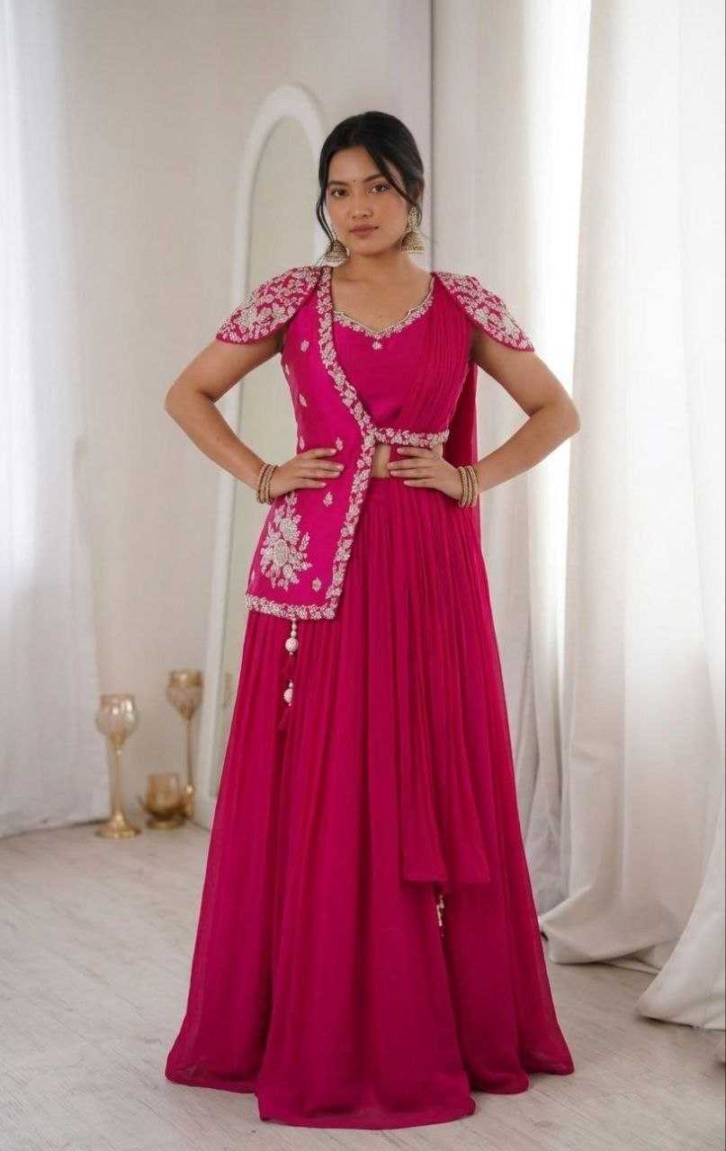 YNF Wholesale Chinon Embroidered Lehenga KESH591 2611 | Surat Manufacturer