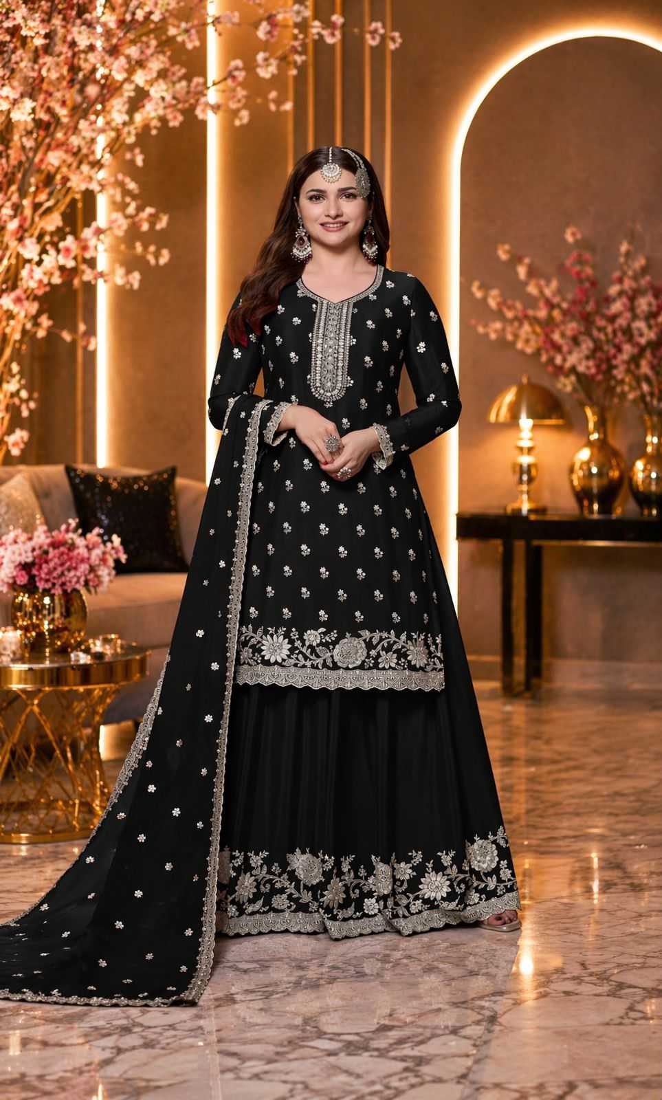 YNF Wholesale Chinon Embroidery Suits KESH745 72691 | Surat Manufacturer
