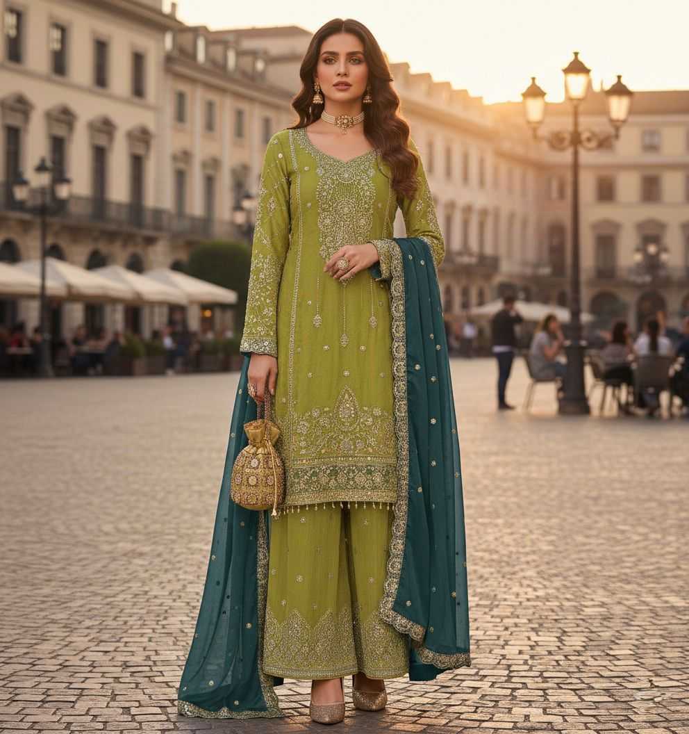 YNF Wholesale Chinon Embroidery Suits KESH745 TF-1311 | Surat Manufacturer