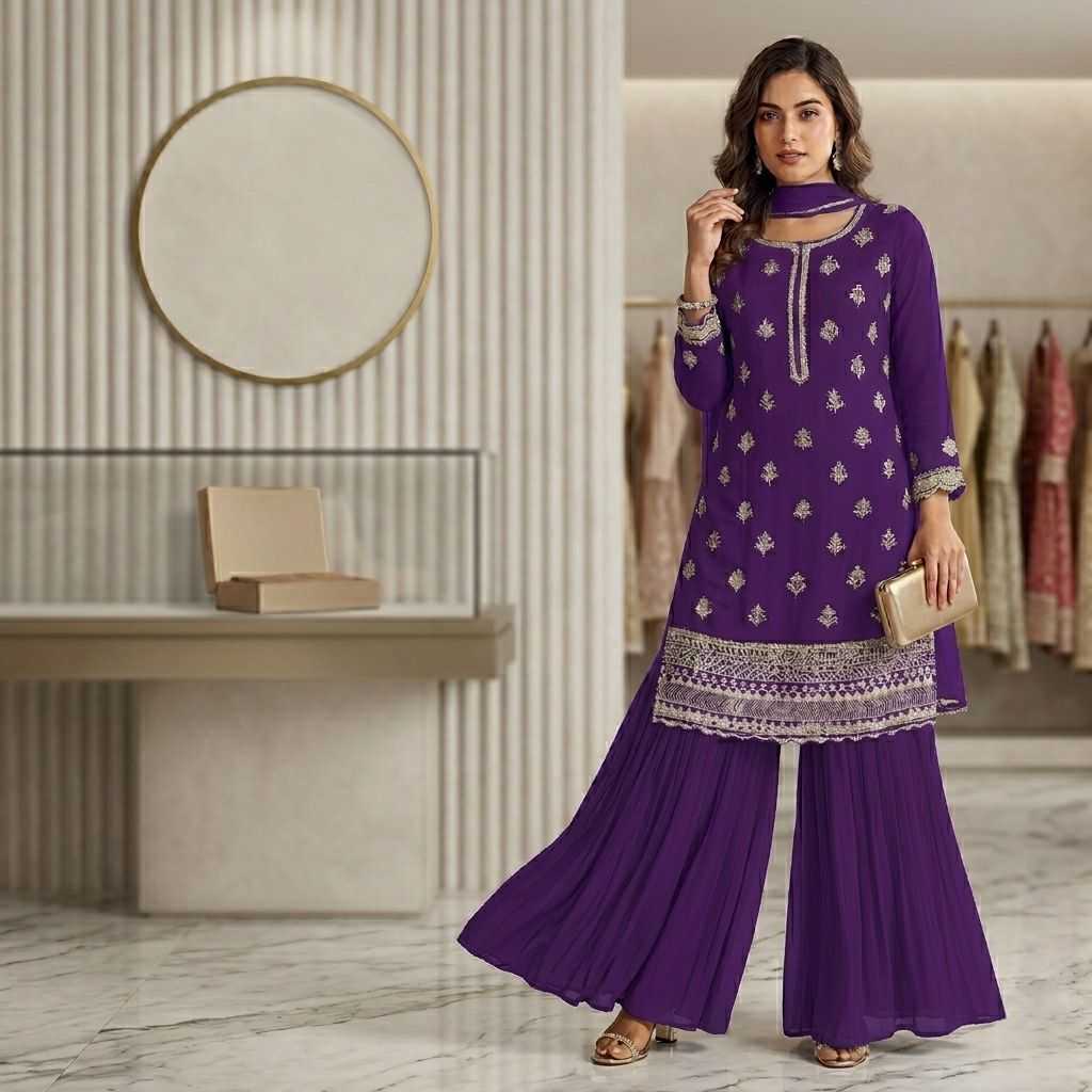 YNF Wholesale Chinon Embroidery Suits KESH745 TF-1314 | Surat Manufacturer