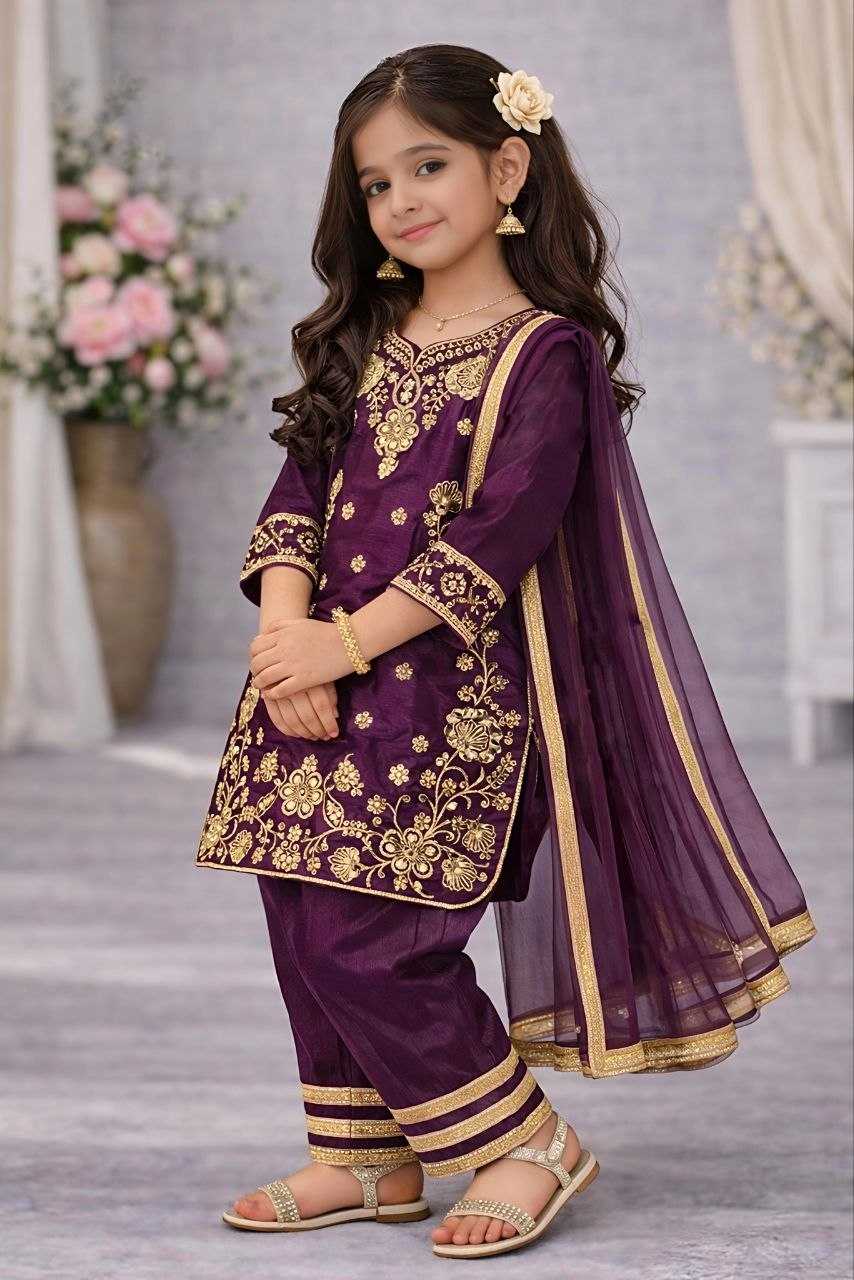 YNF Wholesale Chinon Silk Kids Top & Pant KESH167 Special | Surat Manufacturer