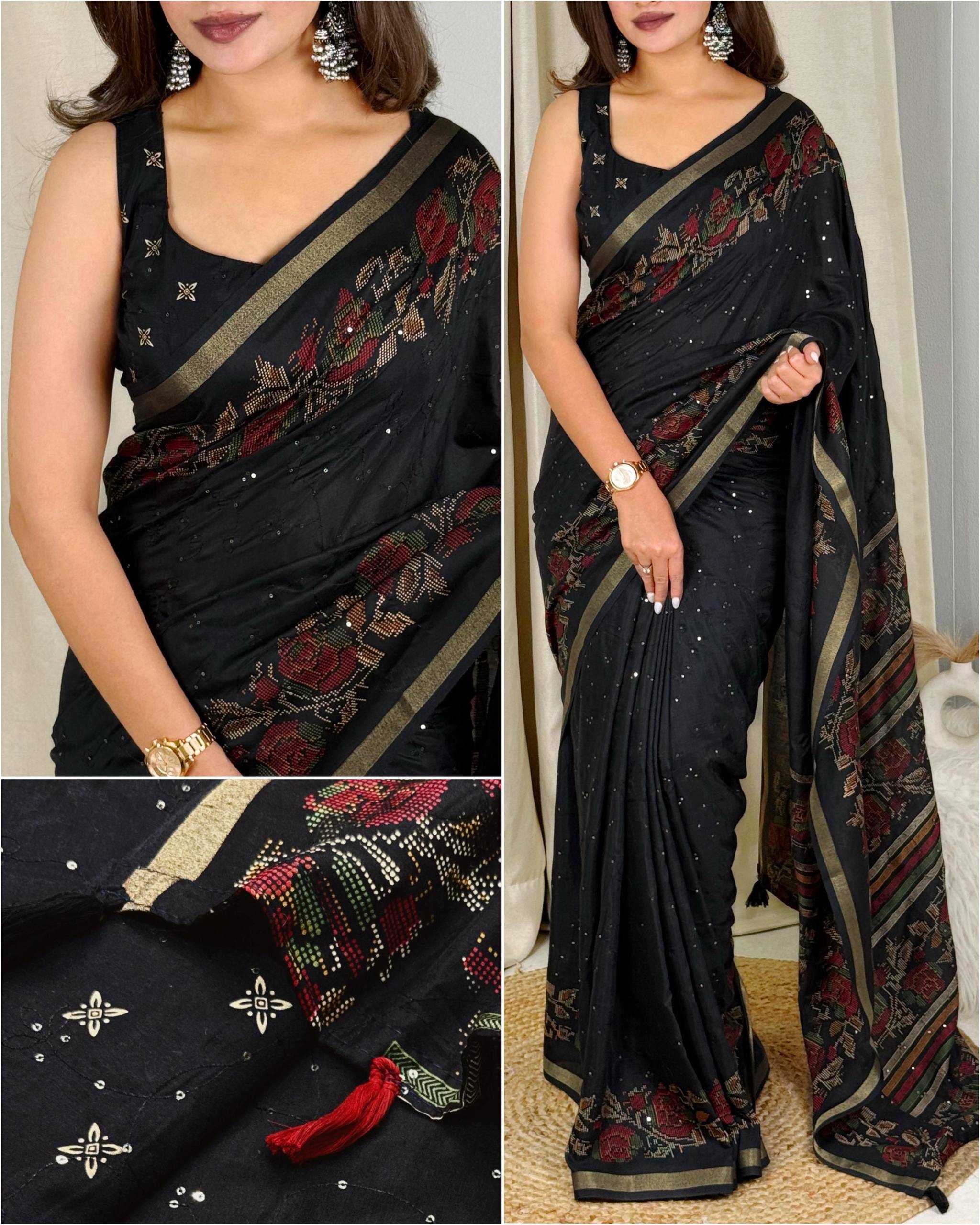 YNF Wholesale Cotton Printed Sarees KESH501 daftari | Surat Manufacturer