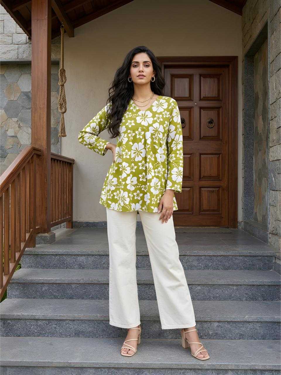 YNF Wholesale Cotton Printed Kurtis KESH559 1058 | Surat Manufacturer