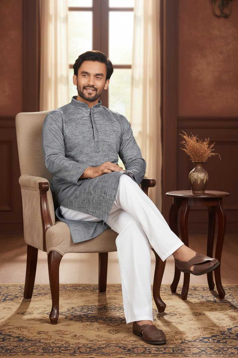 YNF Wholesale Cotton Mens Kurtas KESH620 LILEN | Surat Manufacturer