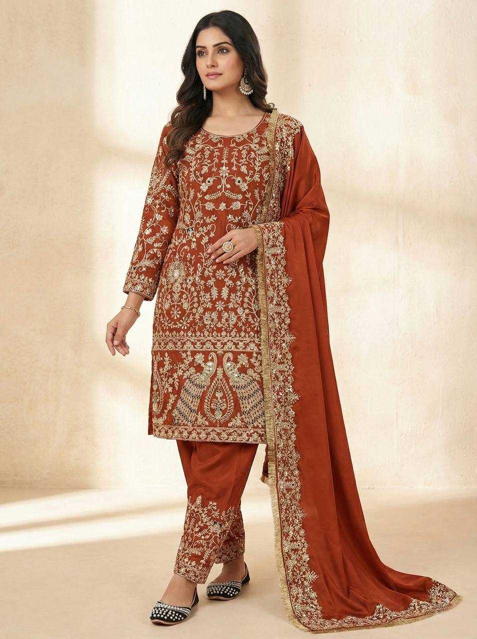 YNF Wholesale Crepe Embroidery Suits KESH528 475 | Surat Manufacturer