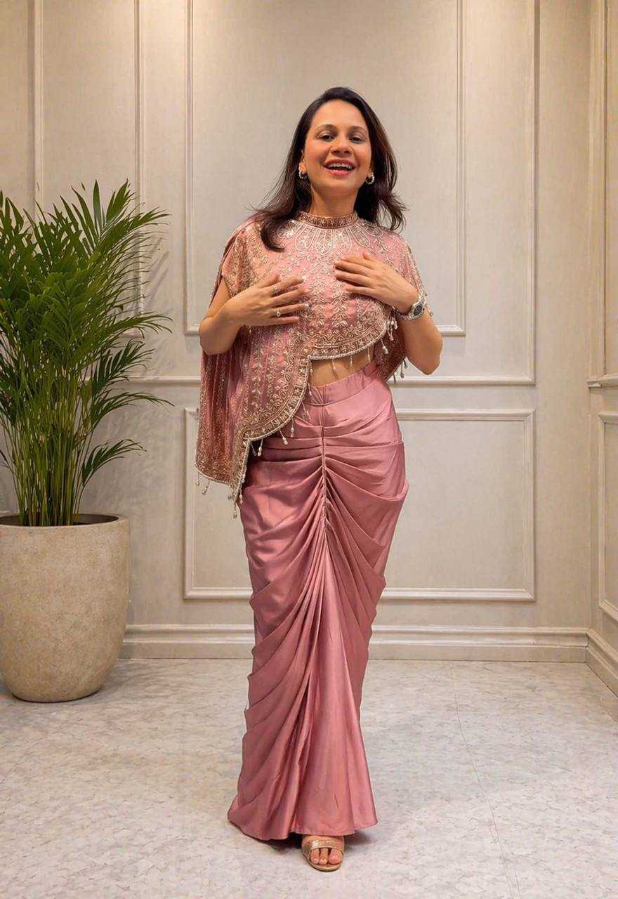 YNF Wholesale Crepe Silk Indo Western Dresses KESH558 71 | Surat Manufacturer