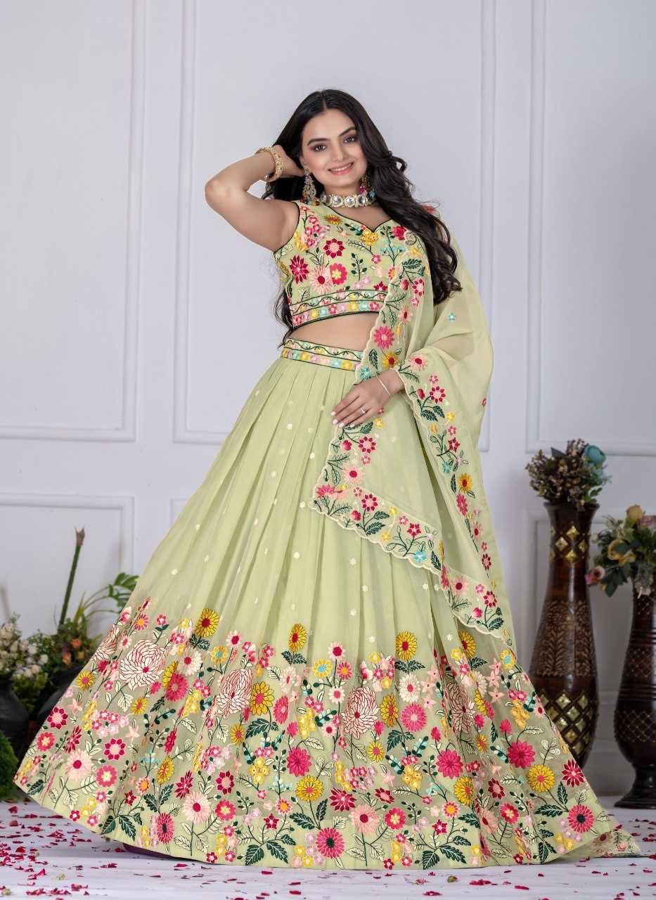 YNF Wholesale Faux Georgette Fancy Lehenga KESH173 MR 1114 | Surat Manufacturer