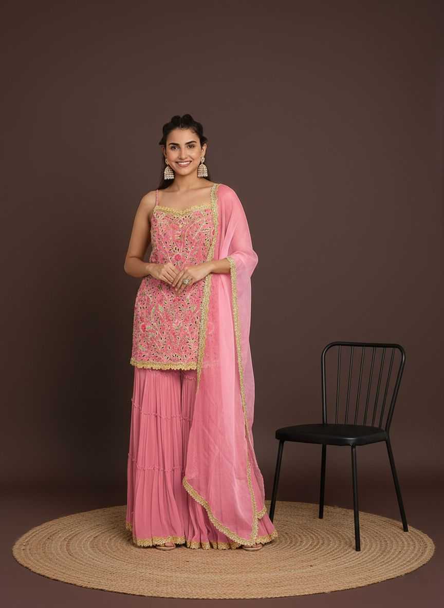 YNF Wholesale Faux Georgette Palazzo Suit KESH745 TF-1002 | Surat Manufacturer