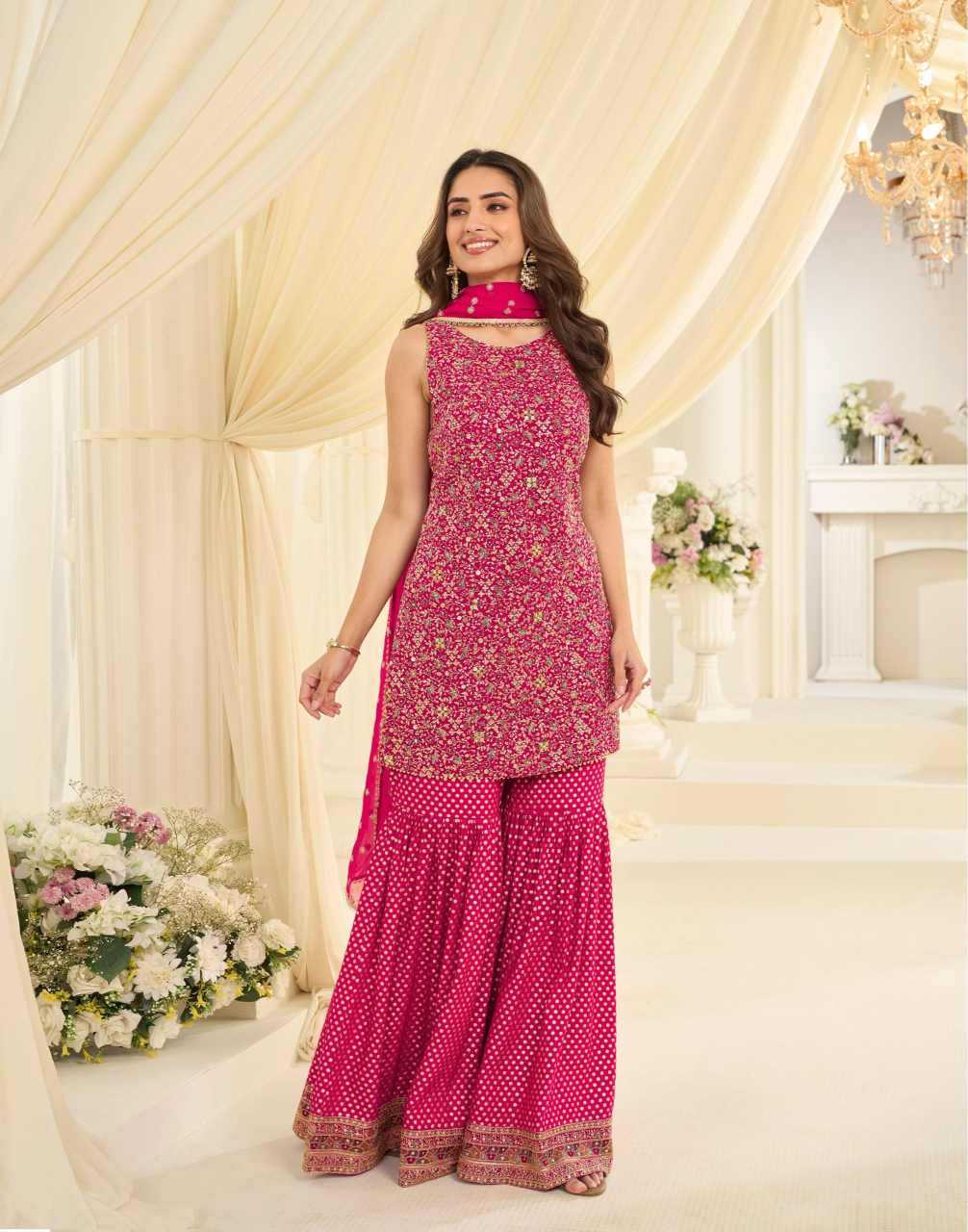 Ynf Georgette  Kurti Wholesale Designer Kurtis Georgette Kurti Embroidered Kurtis Manufacturer - YNF Online
