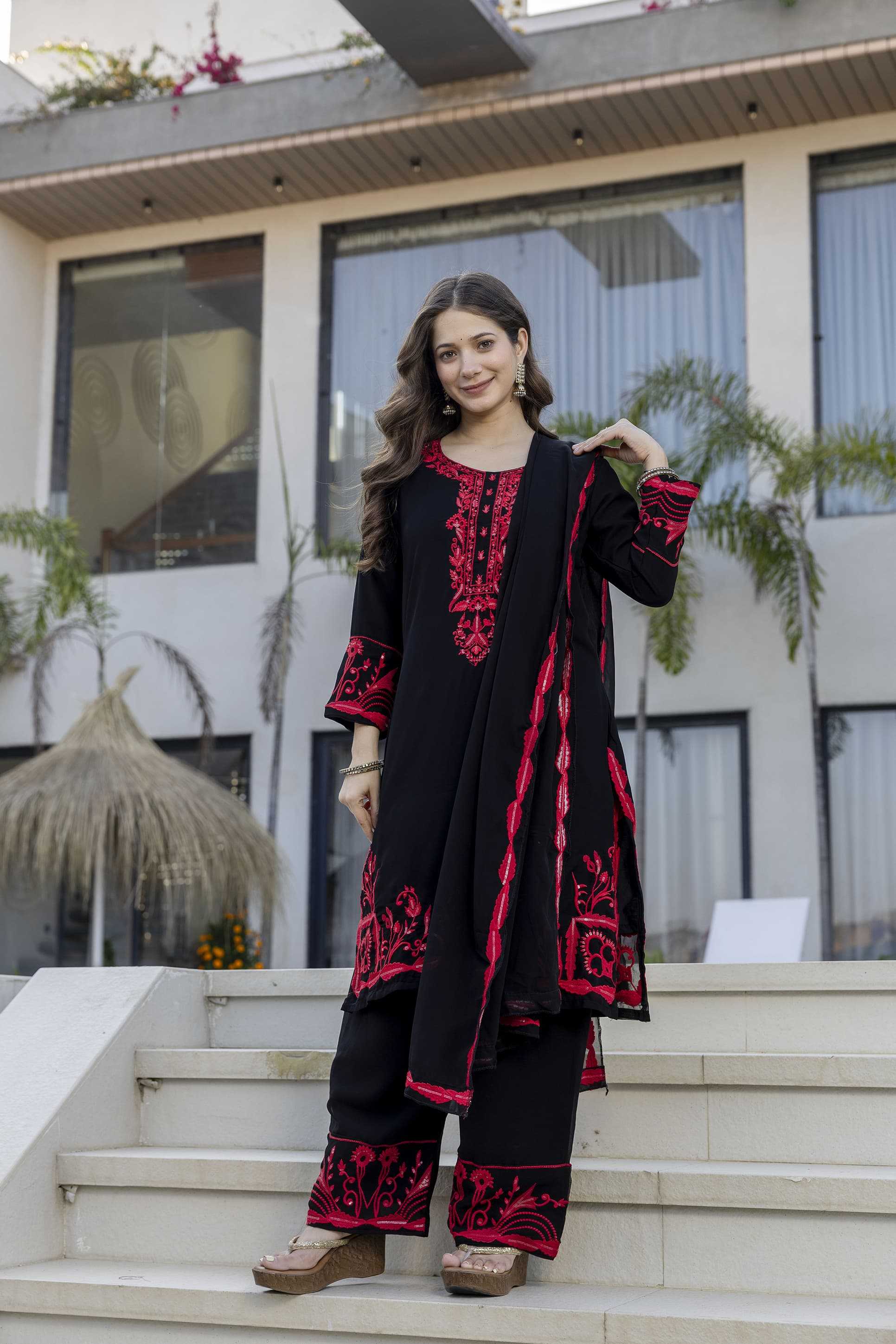 YNF Wholesale Georgette Georgette Kurti KESH144 Zaina | Surat Manufacturer