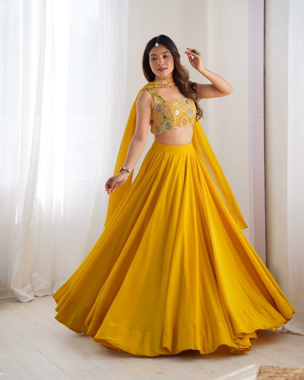 YNF Wholesale Georgette Fancy Lehenga KESH173 KALINDIY | Surat Manufacturer