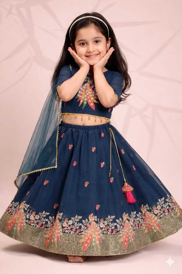 YNF Wholesale Georgette Kids Lehenga KESH461 253 | Surat Manufacturer