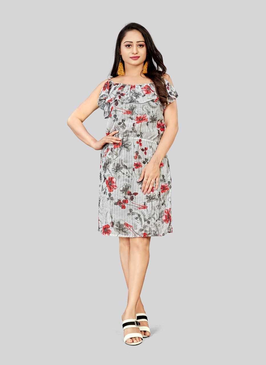 YNF Wholesale Georgette One Piece Dress KESH607 Kriti Vol-1 | Surat Manufacturer
