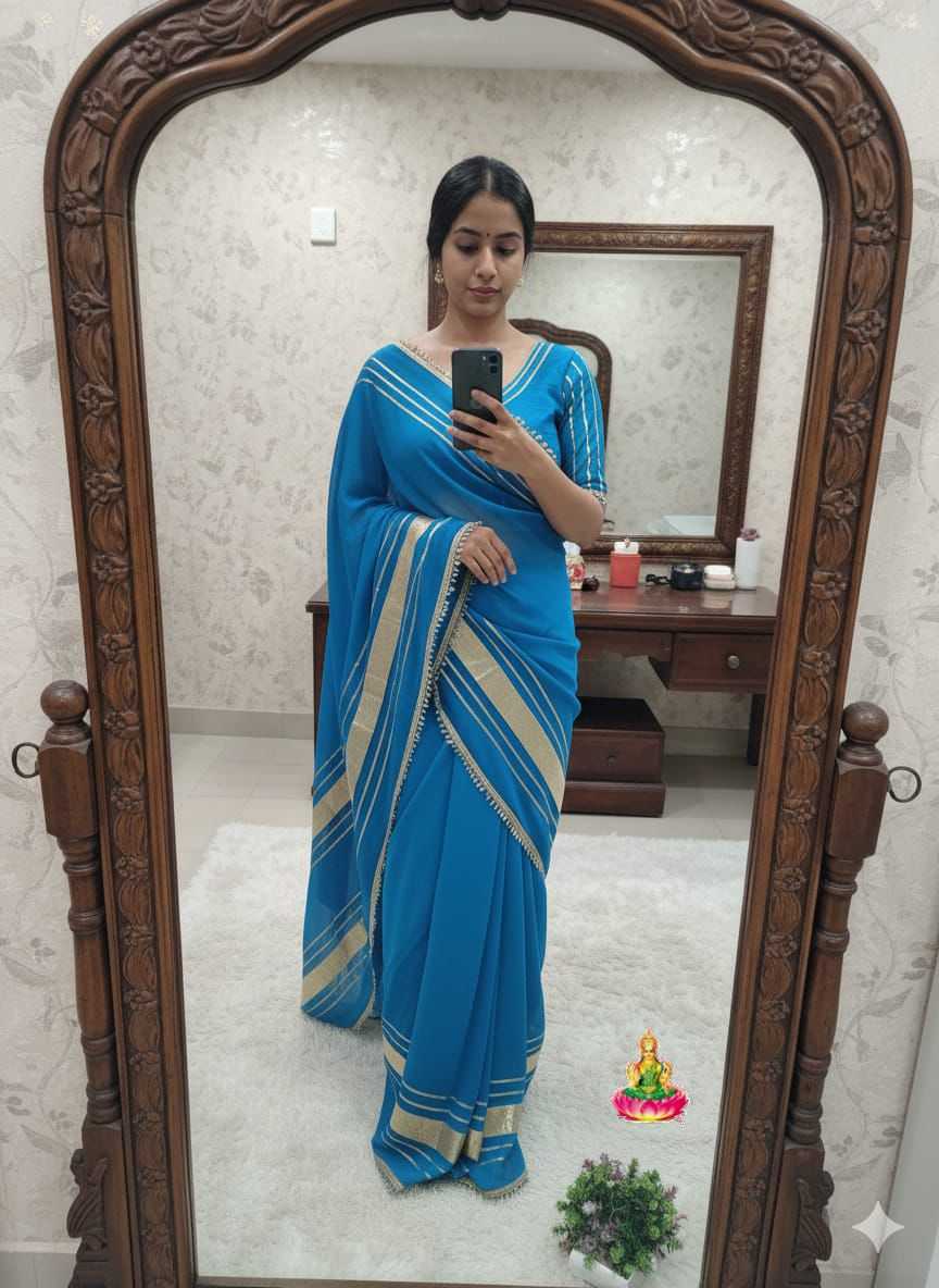 YNF Wholesale Georgette Party Wear Sarees KESH694 222 | Surat Manufacturer
