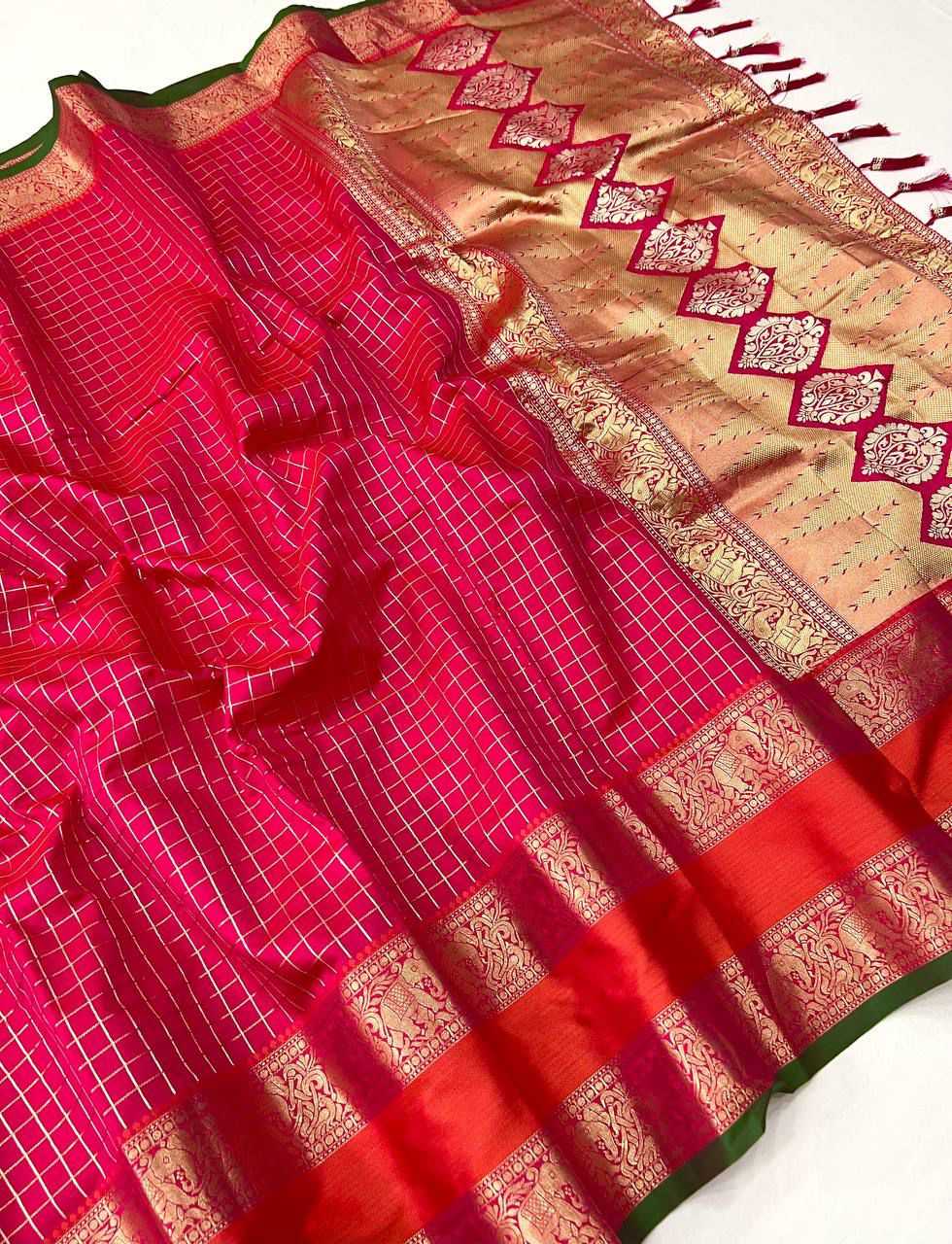 YNF Wholesale Kanjivaram Silk Kanjeevaram Sarees KESH700 | Surat Manufacturer